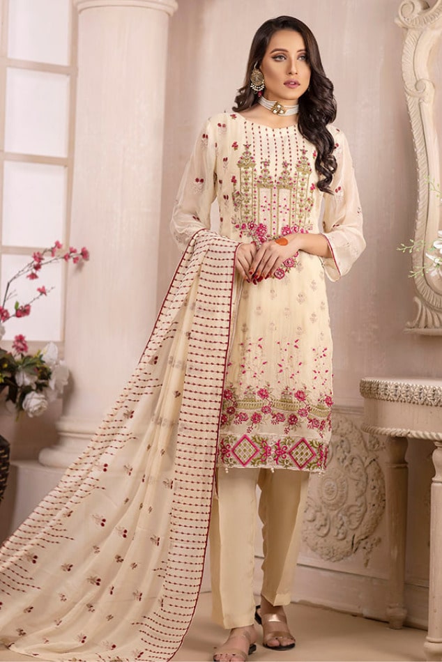JASMIN PEARLS - Chiffon Dress For Sale - Ketifa.pk