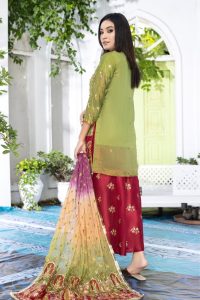 Dreamy Lime-chiffon dress-bridal collection by ketifa brand-shop now