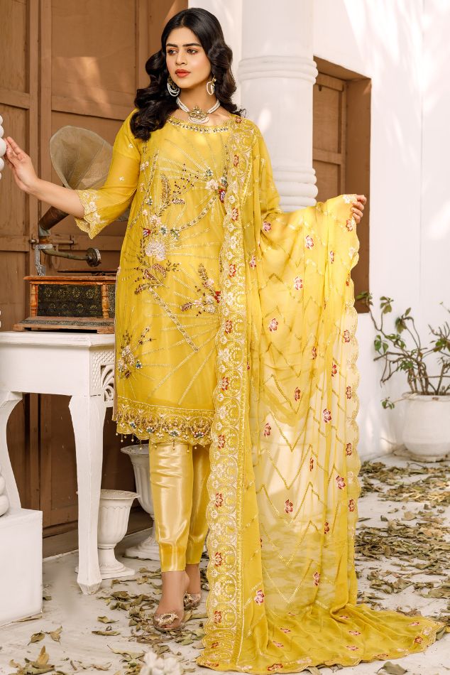 Trendy Alert chiffon outfit- eid chiffon collection-shop on ketifa.pk