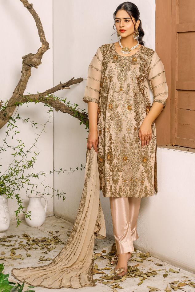 Timeless Classics chiffon suit by ketifa brand lahore- shop now today