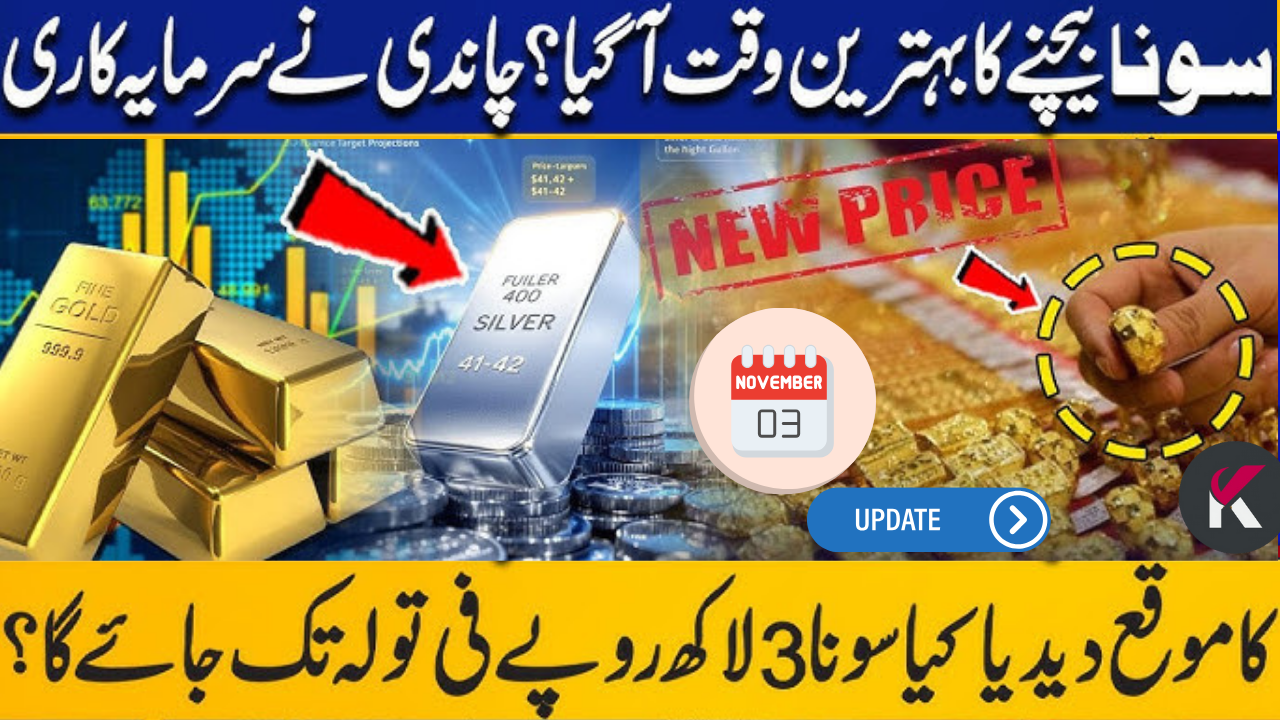 Gold Price in Pakistan Today – 3 November 2025 Latest Gold Rates Update