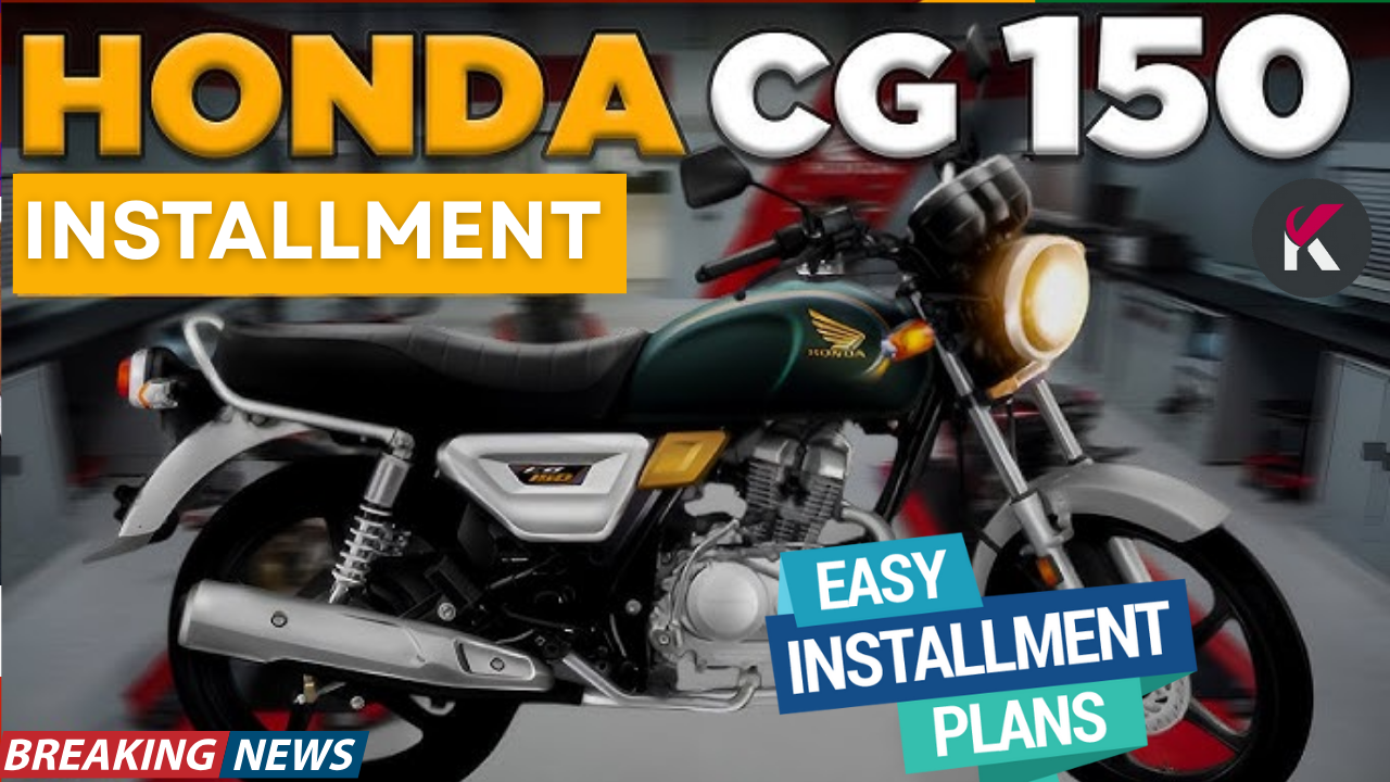 Honda CG 150 Installment Plan 2025 in Pakistan