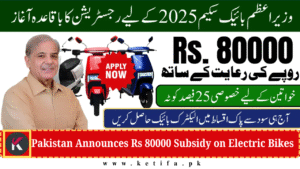 Pakistan Announces Rs 80,000 Subsidy on Electric Bikes – Full EV Policy 2025 Details