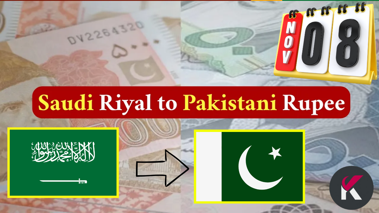 Today Saudi Riyal to Pakistani Rupees – SAR to PKR Latest 08 November 2025 Market Rates